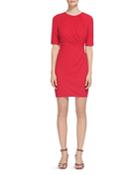 Whistles Jocelyn Ruched Sheath Dress