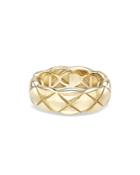 Zoe Lev 14k Yellow Gold Etched Scalloped Edge Band