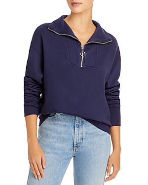Sundry Collared Half Zip Sweatshirt