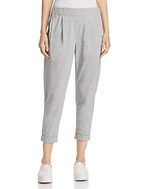 Eileen Fisher Speckled Knit Ankle Jogger Pants