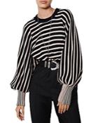 Ba & Sh Mayol Striped Dolman Sleeve Sweater