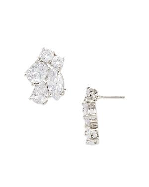 Aqua Cubic Zirconia Cluster Stud Earrings - 100% Exclusive
