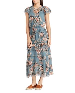 Lauren Ralph Lauren Floral-print Ruffle Dress