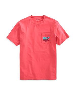 Vineyard Vines Florida Short Sleeve Lifeguard Stand Beach Scene Pocket Tee