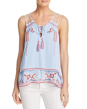 Parker Robin Embroidered Top