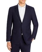 Theory Chambers Micro Check Slim Fit Suit Jacket