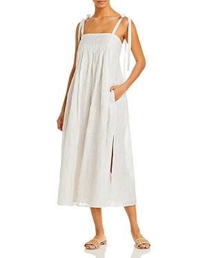 Rebecca Taylor Tie Strap Midi Dress