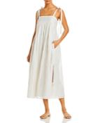 Rebecca Taylor Tie Strap Midi Dress