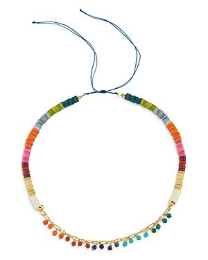Maison Irem Rainbow Beaded Necklace, 27