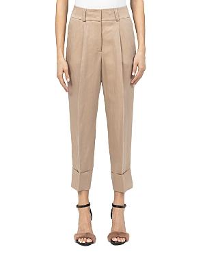 Peserico Pleated Ankle Pants