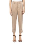 Peserico Pleated Ankle Pants