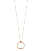 Tous 18k Rose Gold-plated Sterling Silver Hold Necklace, 35.5