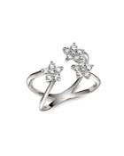 Bloomingdale's Diamond Flower Open Ring In 14k White Gold, 0.60 Ct. T.w. - 100% Exclusive