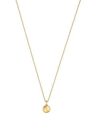 Bloomingdale's Disc Pendant Necklace In 14k Yellow Gold, 18 - 100% Exclusive