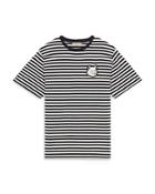 Maison Kitsune Marin Fox Striped Relaxed Tee