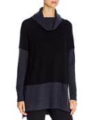 Eileen Fisher Merino Wool Color-block Sweater