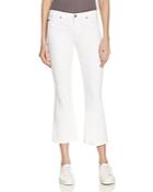 Ag Jodi Cropped Bootcut Jeans In White