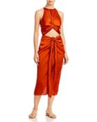 Andrea Iyamah Reni Twisted Sleeveless Dress Swim Cover-up