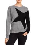 Minnie Rose Star Color-block Sweater