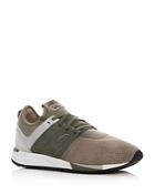 New Balance Men's Luxe 247 Suede Lace Up Sneakers