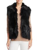 Adrienne Landau Fox Fur & Rabbit Fur Vest
