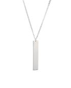 Bloomingdale's Engravable Bar Pendant Necklace In Sterling Silver, 16-18 - 100% Exclusive