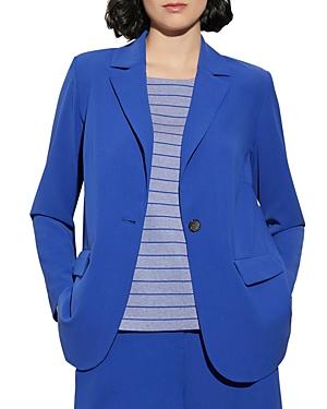 Misook Woven Notch Lapel Blazer