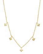 Bloomingdale's Diamond Clover Droplet Necklace In 14k Yellow Gold, 0.25 Ct. T.w. - 100% Exclusive