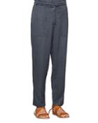Officine Generale Paolo Pigment Dyed Woven Pants