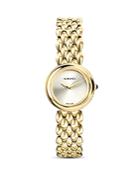Versace Collection V-flare Gold Bracelet Watch, 28mm