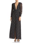 Fame And Partners The Normandie Floral-print Maxi Dress