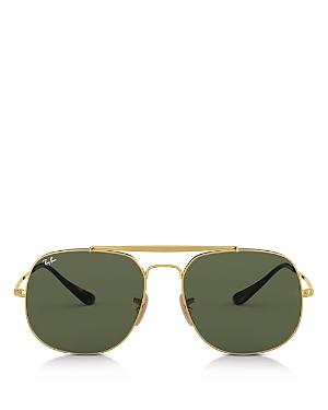 Ray-ban Men's Brow Bar Square Sunglasses, 57mm