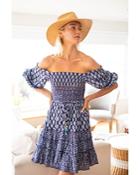 Bell Magnolia Off-the-shoulder Mini Dress