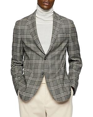 Boss Hanry Slim Fit Plaid Blazer