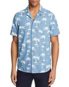 Banks Palm Tree Short Sleeve Button-down Shirt - 100% Exclusive