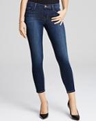 J Brand Mid Rise Cropped Jeans In Oblivion