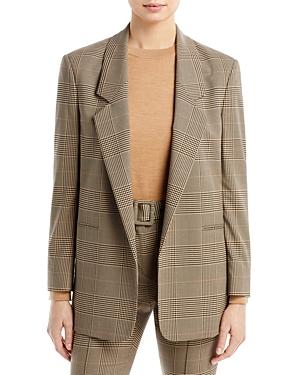 Boss Jamielle Plaid Blazer
