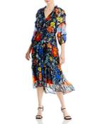 Kobi Halperin Taner Floral Print Midi Dress