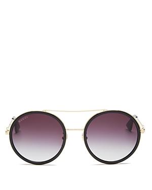 Gucci Gradient Round Sunglasses, 56mm