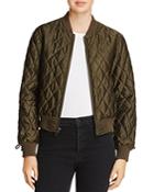 Pam & Gela Quilted Bomber Jacket