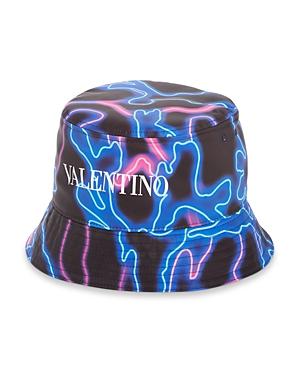 Valentino Garavani Neon Print Bucket Hat
