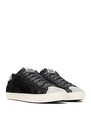 P448 Women's John Calf Hair Lace Up Sneakers