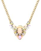 Sparkling Sage Mixed Stone Collage Statement Necklace - Compare At $126