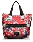 Marc Jacobs Biker Spotted Lily Printed Diaper Bag
