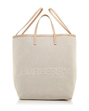 Burberry Xl Canvas Beach Tote