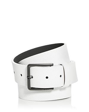Boss Hugo Boss Men's Embossed Perforation Leather Belt