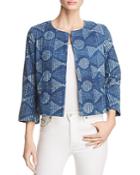 Eileen Fisher Organic Cotton Cropped Jacket