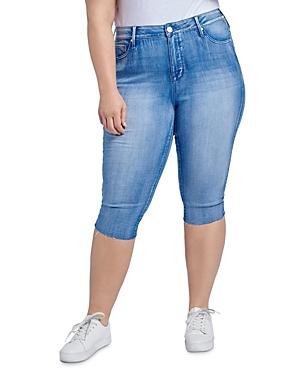 Seven7 Jeans Plus High Rise Breezy Crop Jeans In Airy