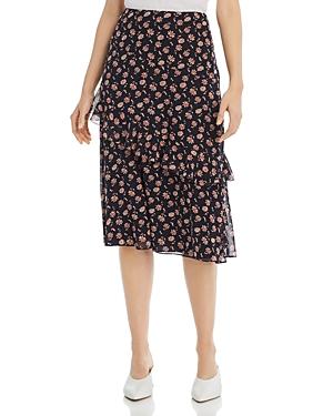 Joie Langlee Floral-print Silk Midi Skirt - 100% Exclusive