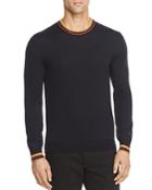 Paul Smith Sweater With Contrast Stripe Collar